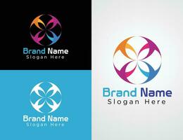 Vector Colorful Company website logo collection or logo set