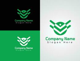 Vector Colorful Company website logo collection or logo set