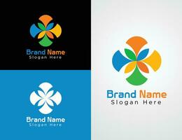 Vector Colorful Company website logo collection or logo set