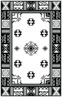 Carpet pattern. Seamless geometry. Western handmade saddle blanket rug pattern, Aztec, png