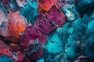 Abstract colorful mineral background. Generate ai photo