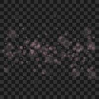 Vector shining bokeh overlay background