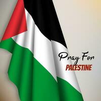 palestine flag vector background illustration