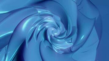 abstrait futuriste Contexte fabriqué de bleu embrasé énergie vagues et salut-technologie la magie lignes video