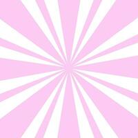 pink rays of sun background. Illustration for printing, backgrounds, covers and packaging. Image can be used for greeting cards, posters, stickers and textile. Isolated on white background. vector