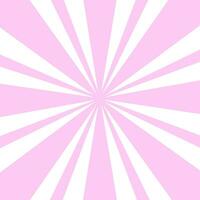 pink rays of sun background. Illustration for printing, backgrounds, covers and packaging. Image can be used for greeting cards, posters, stickers and textile. Isolated on white background. vector