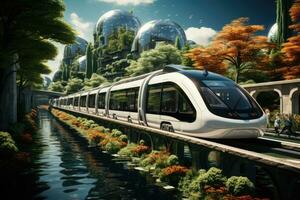 Hydroelectric Powered Mass Transit System in Dense Urban Environment photo