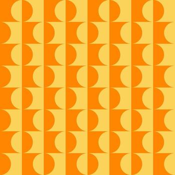 Orange and yellow geometric pattern background use for background design, print, social networks, packaging, textile, web, cover, banner and etc. vector