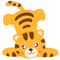 tigre, animal, dibujos animados png