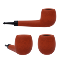 brown smoking pipe png