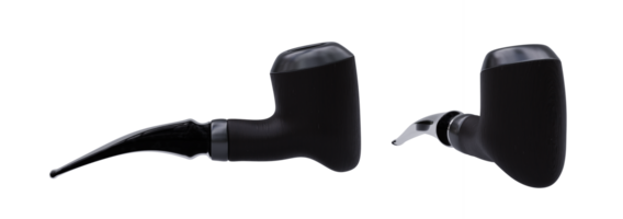 black smoking pipe png