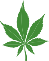 desenho à mão livre de folha de cannabis de simplicidade png