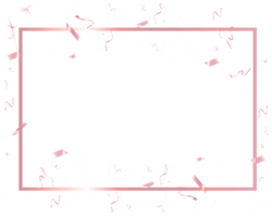 rose frontière transparent Contexte pour faire la fête, Nouveau année, Noël veille compte à rebours fête événements png