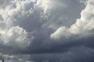 Image of dark clouds in the sky photo