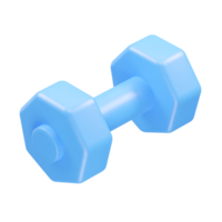 Dumbbell icon illustration 3d rendering element png