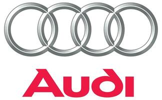Audi car logo vector illustration