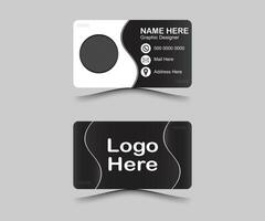 Vector professional creative business card template design