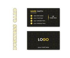 Vector professional creative business card template design