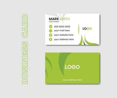 Vector professional creative business card template design