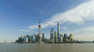 Shanghai Time Lapse on Sunny Day video