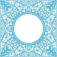 Mandala pattern and frame illustration vector
