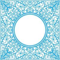 Mandala pattern and frame illustration vector