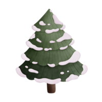 Watercolor drawing of a Christmas tree and snow png