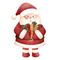 cute santa claus on christmas day png