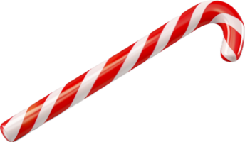 Candy cane christmas png with AI generated.