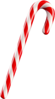 caramelo caña Navidad png con ai generado.