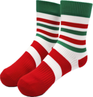 Christmas sock decoration png with AI generated.