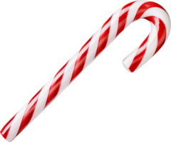 caramelo caña Navidad png con ai generado.