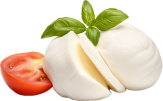 Mozzarella formaggio png con ai generato.