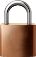 Padlock png with AI generated.