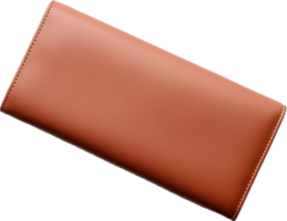 Long leather purse png with AI generated.