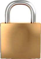 Padlock png with AI generated.