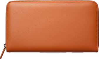 Long leather purse png with AI generated.