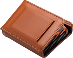 leather wallet png with AI generated.