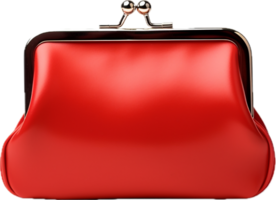 red purse png with AI generated.