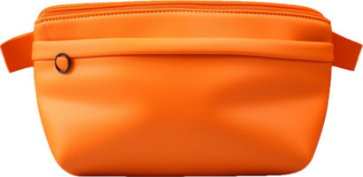 Orange waist pouch png with AI generated.