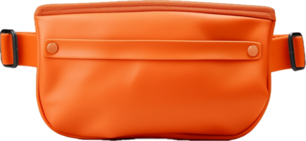 Orange waist pouch png with AI generated.