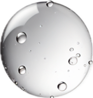 Water droplets png with AI generated.