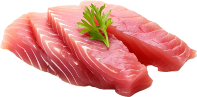 tonijn sashimi PNG met ai gegenereerd.