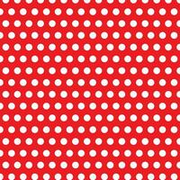 modern simple abstract white color polka dot pattern on red color background vector