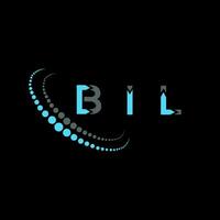 BIL letter logo creative design. BIL unique design. vector