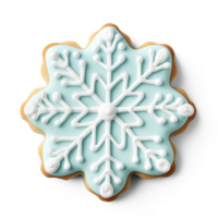 Frosted Christmas Cookie isolated on white background png