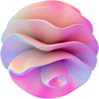 Abstract Pink Pearl Y2K Shape png