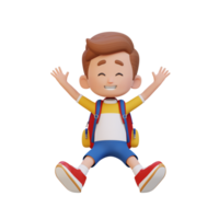 3D cute Anime Chibi Style boy character isolated on grey background.  Children's Day. Avatar. Generative AI 22719911 Stock Photo at Vecteezy