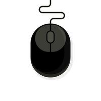 Computer mouse icon on a white background. Vector illustration.