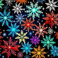 Christmas star patterns. Christmas digital paper AI Generated. photo